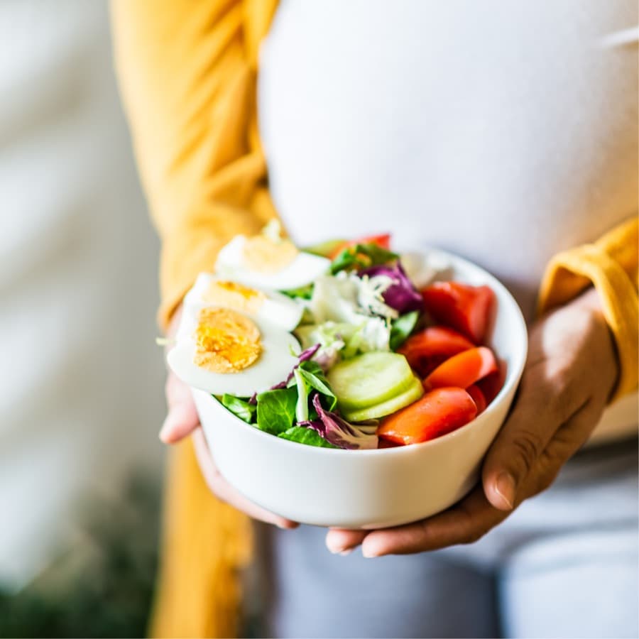Alimentación recomendada durante el embarazo